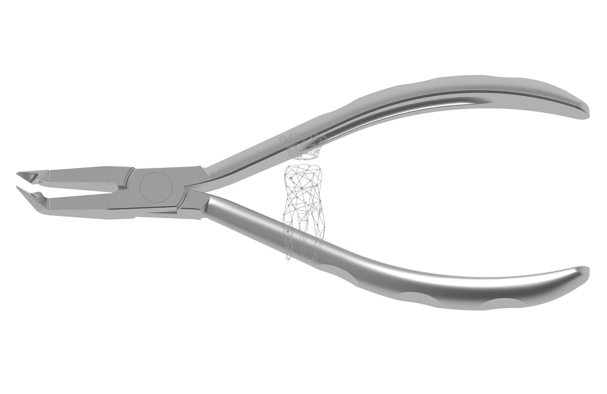 Ligaturenschneider 40° - Lingual kleiner Kopf - Schnittkante aussen – Carl Martin, Pliers