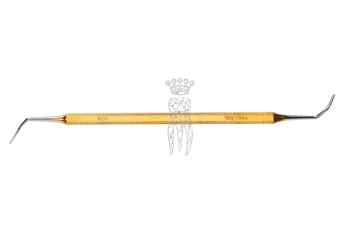 Spezialspatel abgewinkelt 1.75mm/1.75mm Compositinstrument PolyFill GOLD – Carl Martin, Composite Instruments