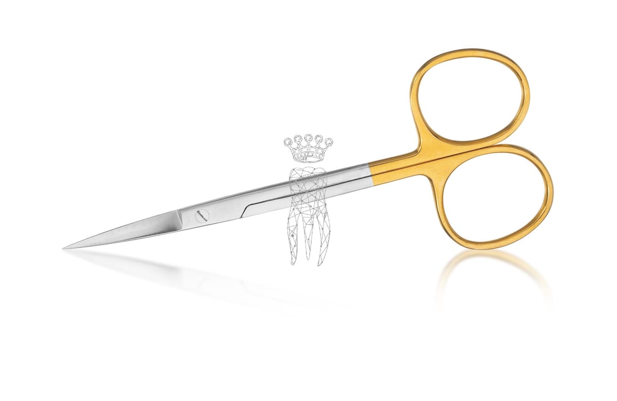 Zahnfl.Schere gerade TC 12cm – Carl Martin, Gingivectomy Knives - Gum Scissors