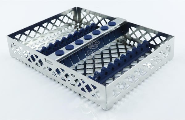 Steri-Wash-Tray blau 190x140x34mm 10 Instrumente - Silikone blau