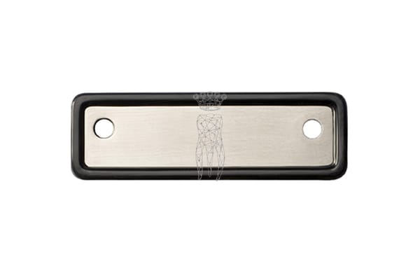 Kennzeichnungsschild schwarz für Steri-Wash-Trays 3029