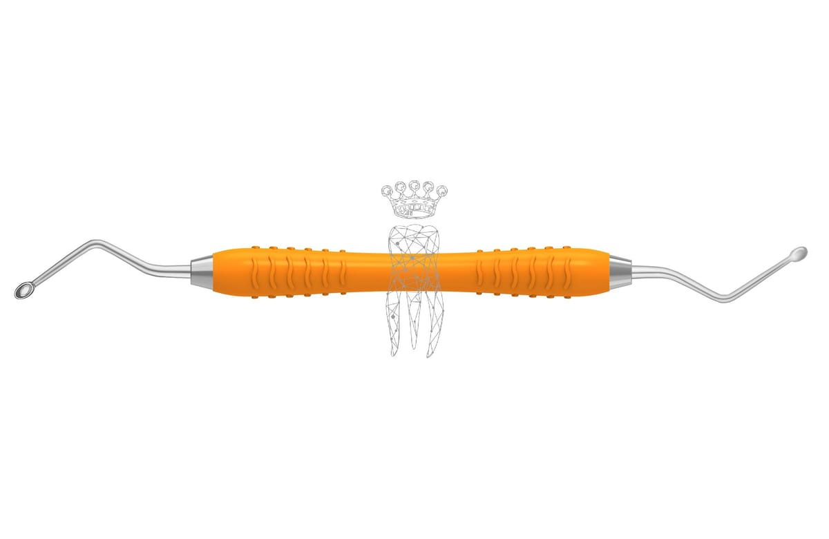 Scharfer Löffel Hemingway oval 2.8/4.5mm Colori-Silicon – Carl Martin, Sonstige chirurgische Instrumente