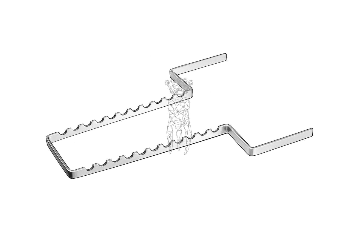 Normtray-Lagerungsrahmen Edelstahl rostfrei – Carl Martin, Trays, Sterilization Containers and Accessories