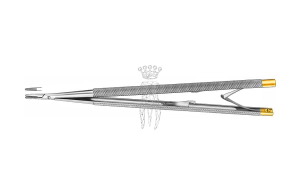 Nadelhalter Castroviejo 18cm TC Rundgriff - Innensperre