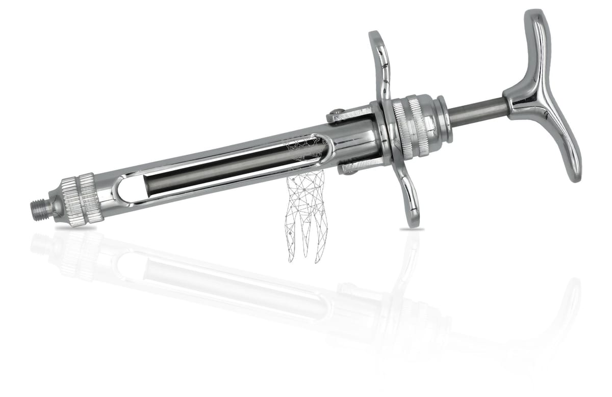 Zylinderampullenspritze 2.2ml - Krücke IT-Gewinde - ohne Selbstaspiration – Carl Martin, Zylinderampullenspritzen