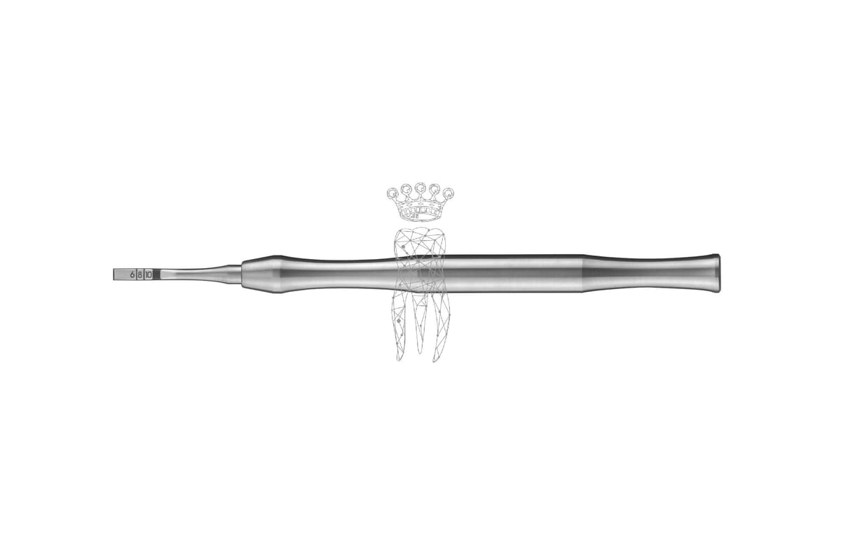 OSTEOTOM gerade Knochenmeißel 3.0mm – Carl Martin, Knochenfräser - Bohrer Stahl