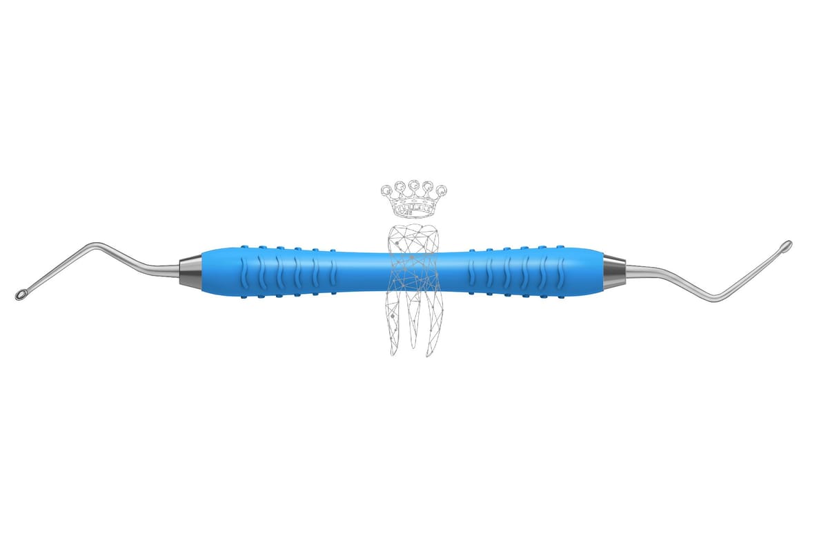 Scharfer Löffel Hemingway oval 2.0/3.0mm Colori-Silicon – Carl Martin, Other Dental Laboratory Instruments