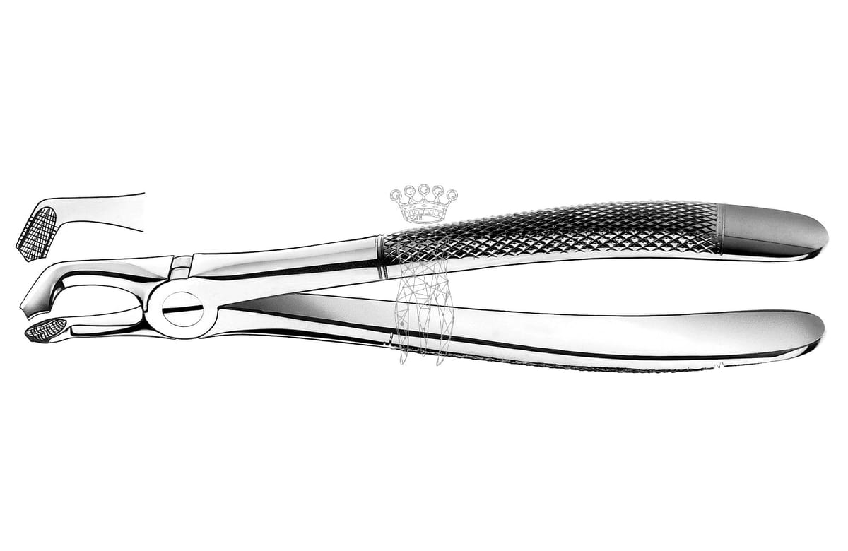 Zahnzange UK Weisheit – Carl Martin, Extraction Forceps Lower Jaw