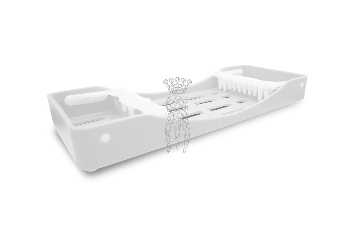 SteriWashTray weiß 5 Instrumente 208 x 82 x 26mm – Carl Martin, Trays, Sterilization Containers and Accessories