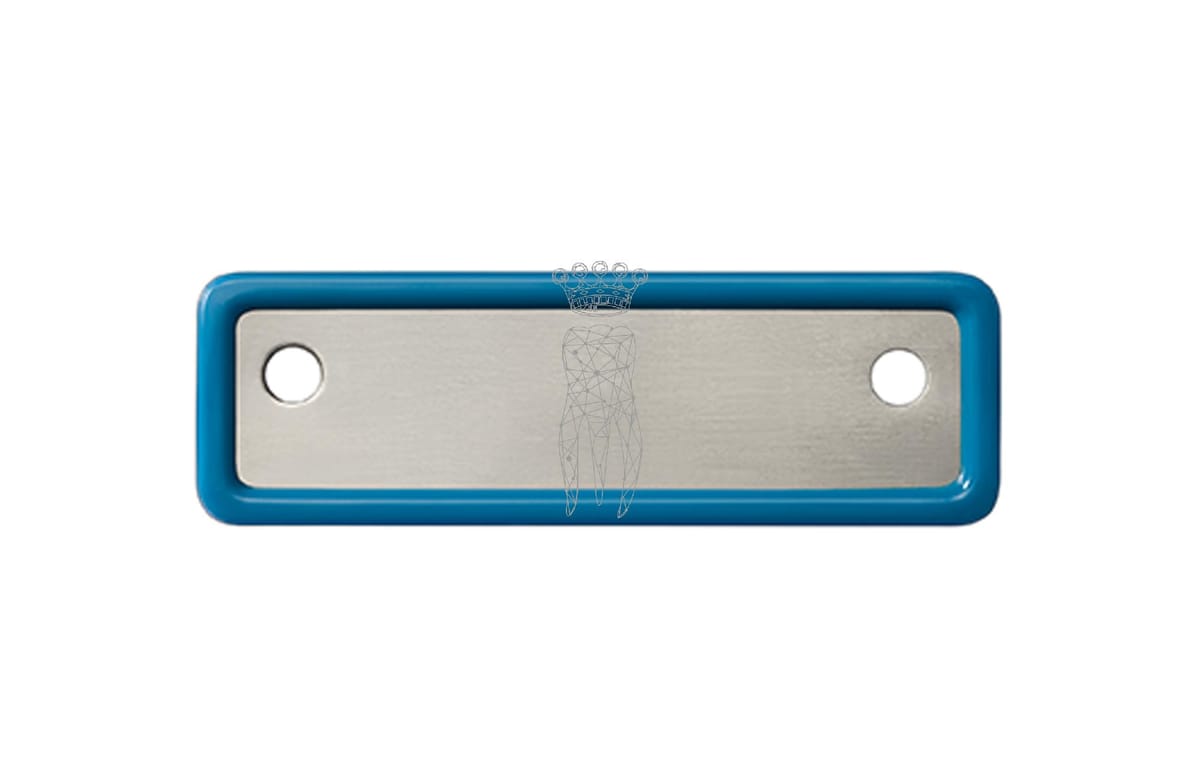 Kennzeichnungsschild hellblau für Steri-Wash-Trays 3029 – Carl Martin, Trays, Sterilcontainer und Zubehör