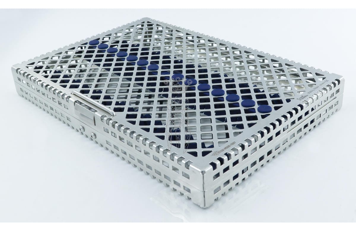 Steri-Wash-Tray 280x190x34mm Silikone blau – Carl Martin, Trays, Sterilcontainer und Zubehör