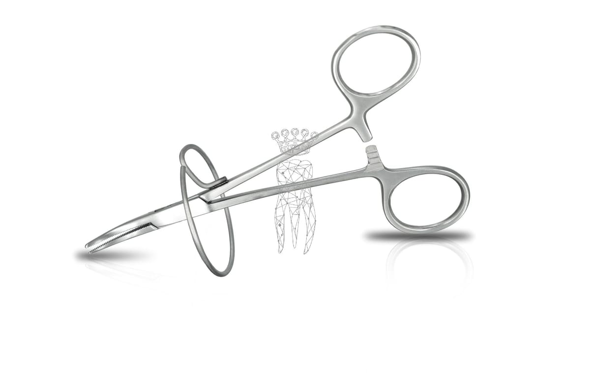 Kronenhaltezange gebogen 12.5cm – Carl Martin, Sonstige chirurgische Instrumente