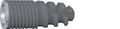 tioLogic® TWINFIT implant, ø 3.3 mm, L 9.0 mm 343-033-09
