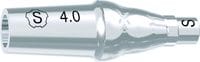 tioLogic® TWINFIT titanium abutment S, conical, GH 4.0 mm, incl. AnoTite screw 346-132-01