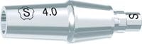 tioLogic® TWINFIT titanium abutment S, platform, GH 4.0 mm, incl. AnoTite screw 346-132-02