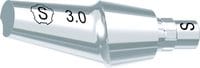 tioLogic® TWINFIT titanium abutment S, platform, GH 3.0 mm, 15°, incl. AnoTite screw 346-136-02