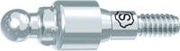 tioLogic® TWINFIT ball abutment S, platform, GH 3.0 mm, ø 2.25 mm 346-161-02