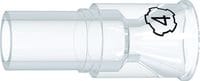 tioLogic® TWINFIT 4Base cap plastic (polycarbonate), incl. AnoTite screw 346-420-00