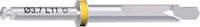 pOsition stepped countersink, ø 3.7 mm, L 11.0 mm 382-337-11