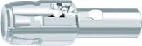 Adapter, ISO shank, hexagon/ratchet, L 20.0 mm 387-513-00