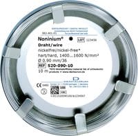 Bobine de fil rond 0,9 mm en Noninium