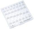 Trays with lids and inserts for band cabinet, Marking: Standard upper molar bands 890-424-00 – DENTAURUM, Zubehör