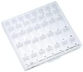 Trays with lids and inserts for band cabinet, Marking: dentaform® upper first molar bands, right 890-426-00 – DENTAURUM, Zubehör