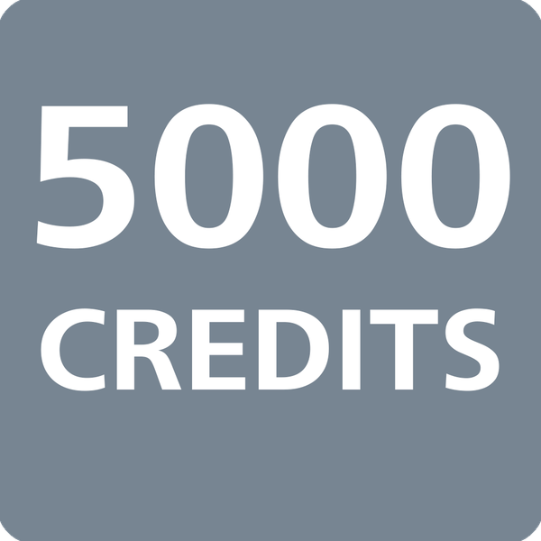 Recharge 5 000 crédits