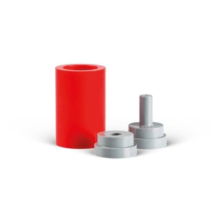Silikon-Einbettsystem 100g für 3g mit Sektormarkierung, Muffelbasis 13mm 20/0228