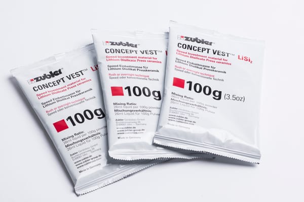 concept vest Einbettmasse - 5 KG (50 x 100g) - ohne Liquid 898/2065