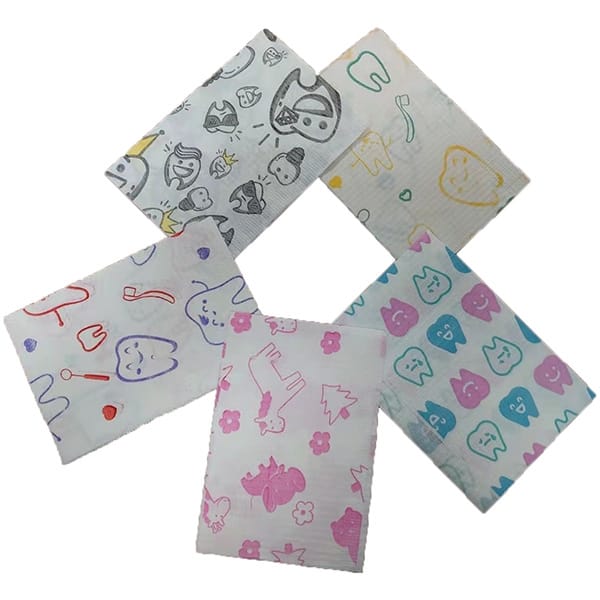Dental Bibs for Kids AP02401 – Shanghai Ristea Industries Co., Ltd, Napkins and Patient Bibs