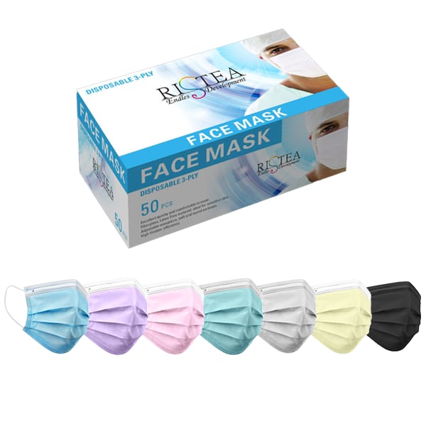 Face Mask with earloops 3-ply (type IIR)