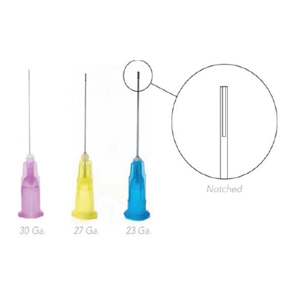 Dental Endo Irrigation Needle Tips (Slotted and side-vented, 1")