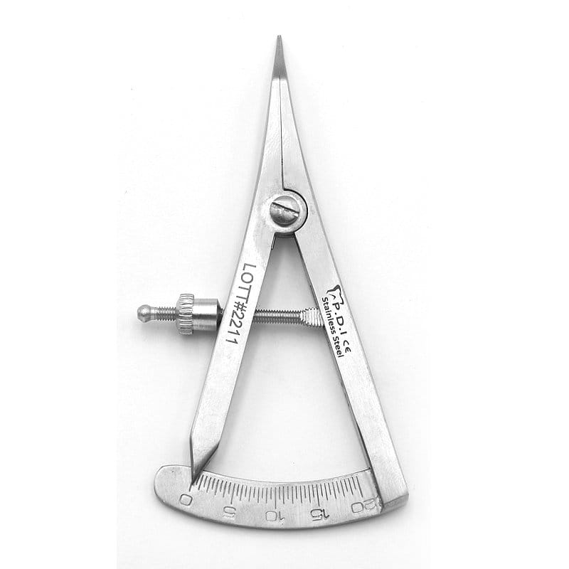 Castroviejo Caliper: 20mm Beak, 45° Precision for Surgical Excellence – Absolute Sport Srl Skeema Dental Italia, Surgical Instruments