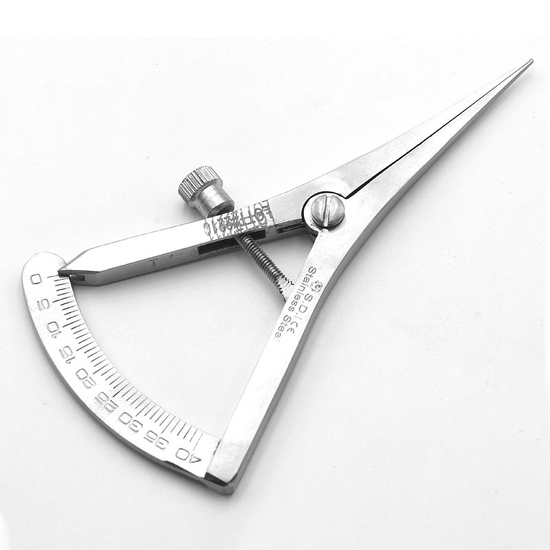 Castroviejo Long Caliper: Precision Measuring Instrument for Surgical Excellence – Absolute Sport Srl Skeema Dental Italia, Surgical Hand Instruments