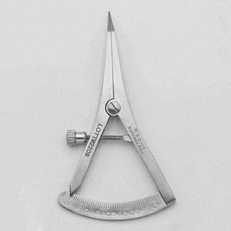 Castro Caliper: 40mm Long Beak, 45° Precision Instrument Excellence – Absolute Sport Srl Skeema Dental Italia, Periodontal Instruments