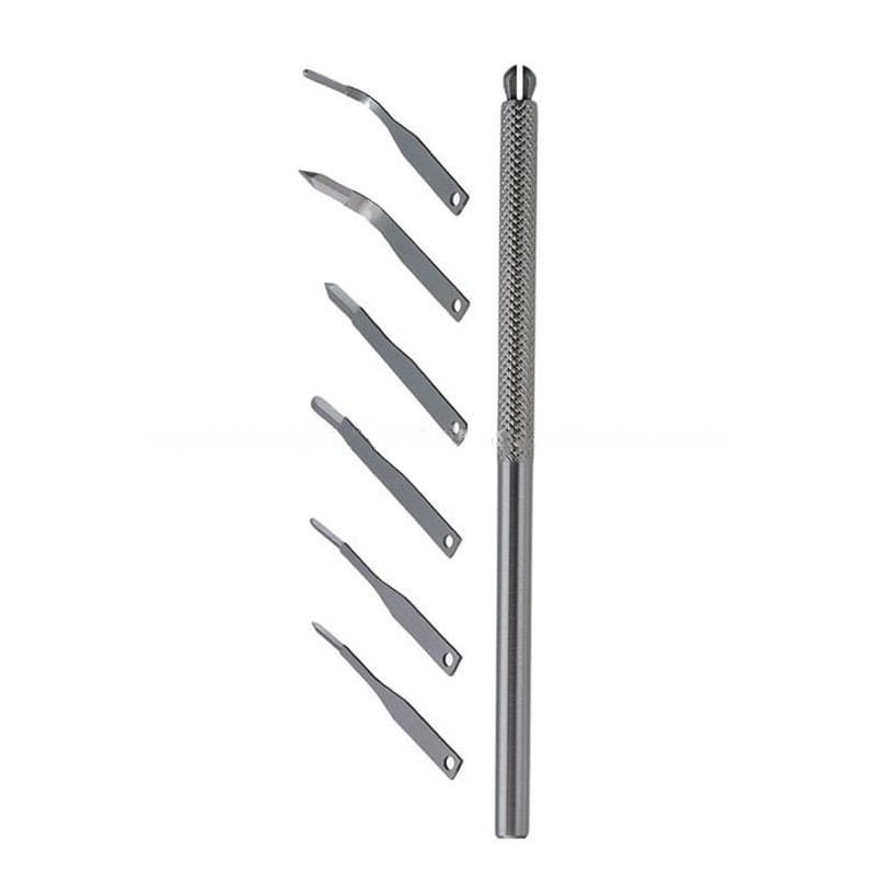 Microblade Precision: Scalpel Handles for Surgical Micro-Surgeries – Absolute Sport Srl Skeema Dental Italia, Skalpelle und Zubehör