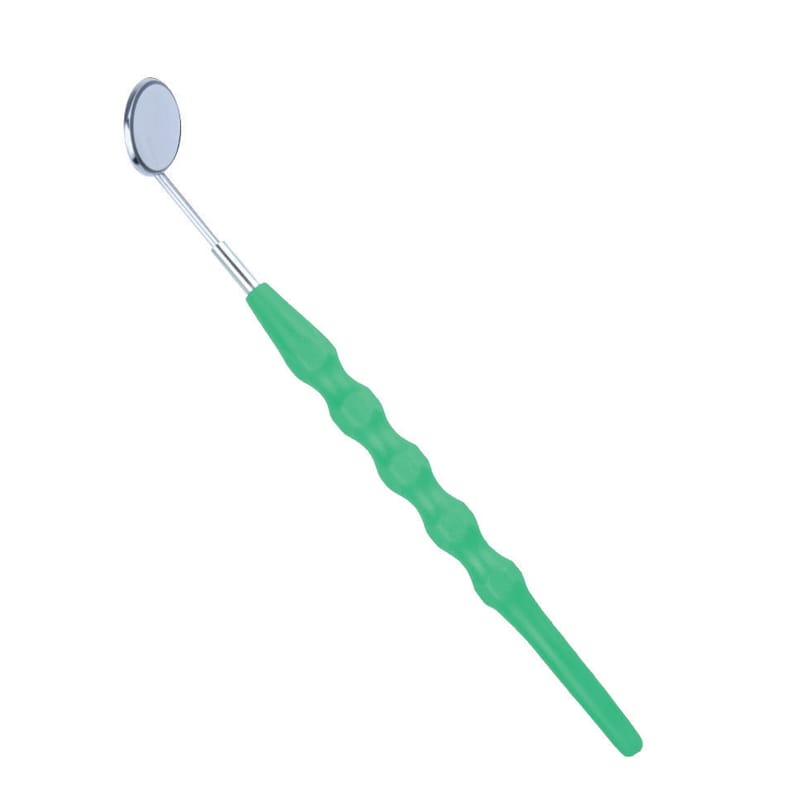 Green Plastic Mirror Handle: Essential Tool for Dental Examinations – Absolute Sport Srl Skeema Dental Italia, Explorers