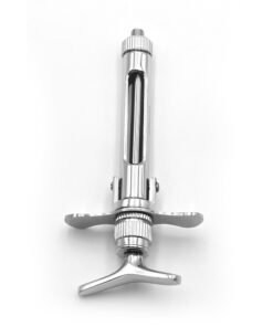 Compact Precision: 1.8ml EU Stainless Steel Syringe, Folding Design