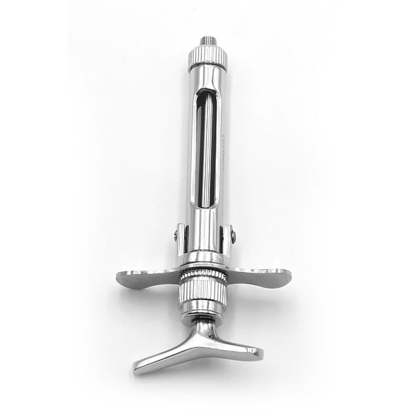 Compact Precision: 1.8ml EU Stainless Steel Syringe, Folding Design