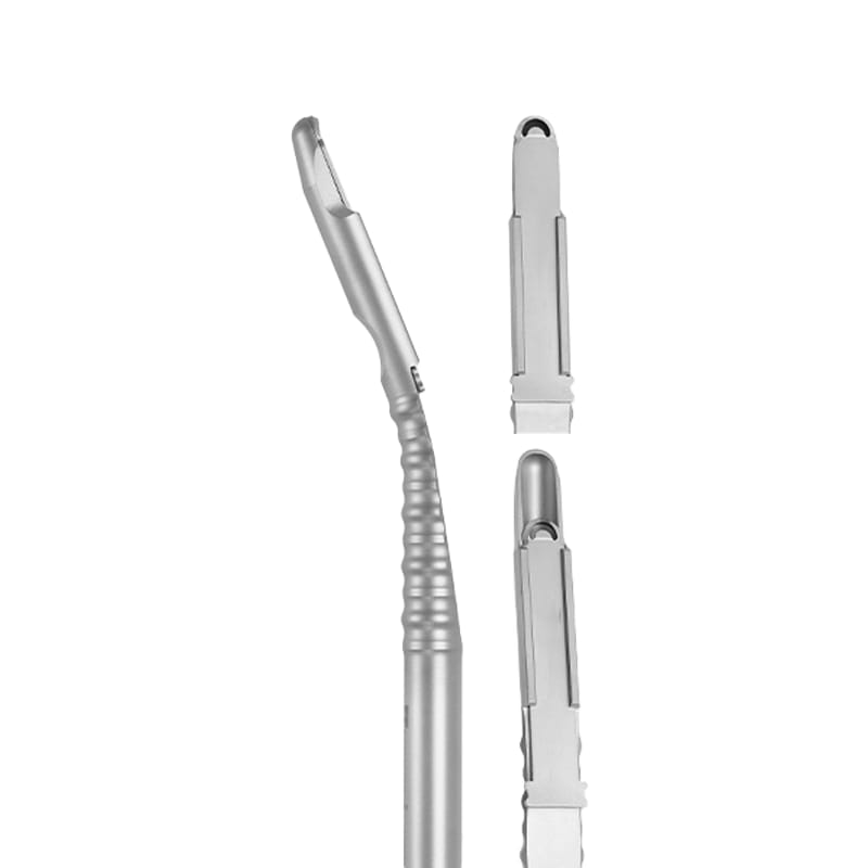Curved Precision: Essential Bone Scraper for Surgical Excellence Unleashed – Absolute Sport Srl Skeema Dental Italia, Chirurgische Instrumente