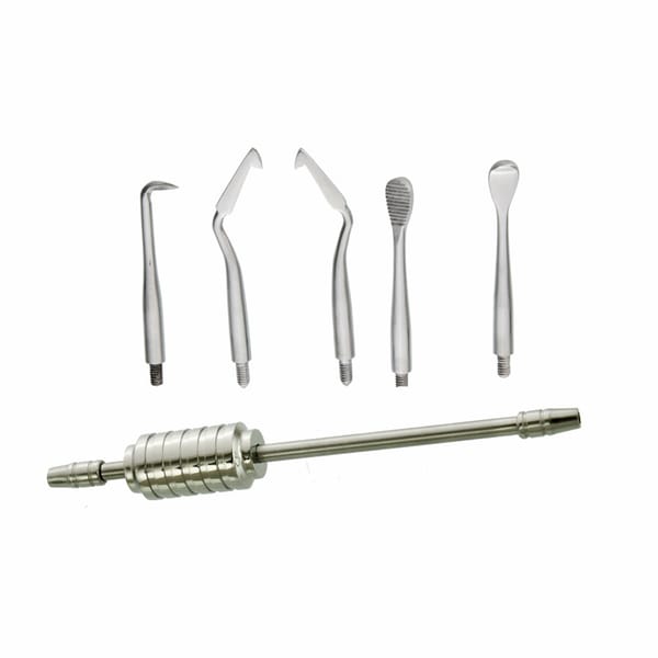 Crown Remover Manual: Precision Tool with 5 Attachments for Dentistry