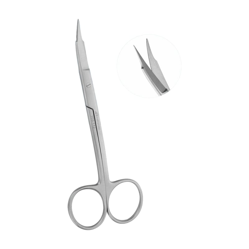 Precision Cuts: 13cm Curved Goldman Fox Surgical Scissors for Professionals – Absolute Sport Srl Skeema Dental Italia, Surgical Instruments