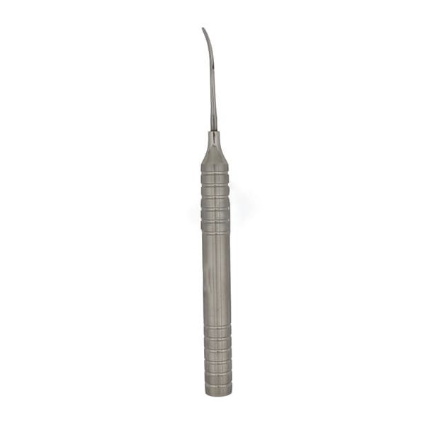 Curved 2mm Serrated Dental Periotome: Precision Instrument for Extractions