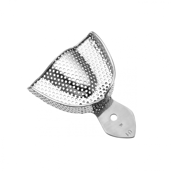 Perforated XL Upper Impression Tray: Precision Fit for Dental Impressions