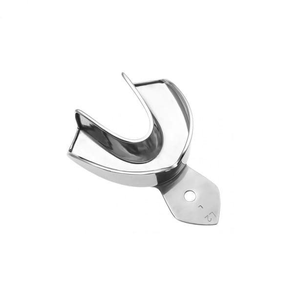 Solid L Lower Impression Tray: Precision Fit for Dental Impressions