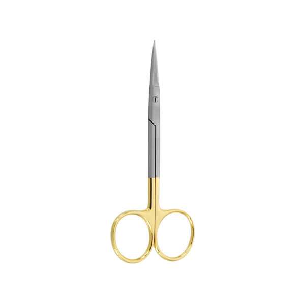 Precision Cuts: 11.5cm Straight Iris TC Surgical Scissors for Professionals