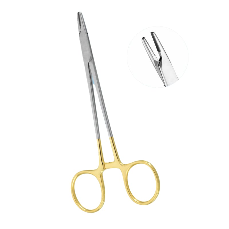 Precision Grasping: 13cm Straight Mayo Hegar Needle Holder TC – Absolute Sport Srl Skeema Dental Italia, Chirurgische Instrumente