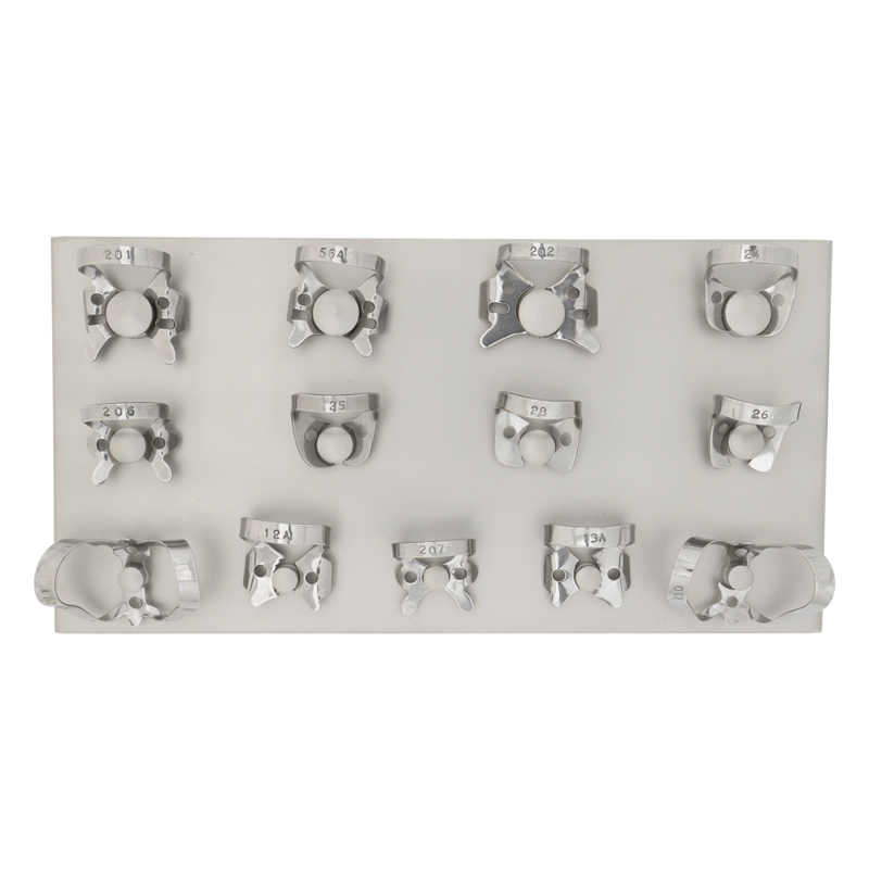Complete Rubber Dam Clamp Set: 13 Essential Tools for Dentistry – Absolute Sport Srl Skeema Dental Italia, Rubber Dam Systems & Accessories