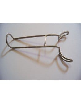 Doppio Lip Retractor: Universal Stainless Steel Instrument, 17cm Length